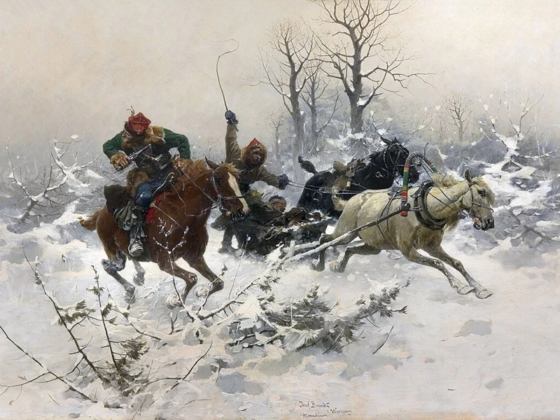 1841-Józef Brandt - Fuga